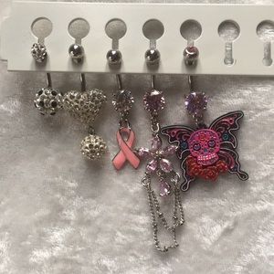 NWOT 316L Surgical Grade Stainless Steel Navel